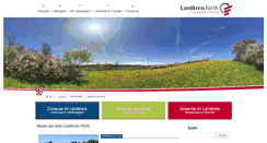 Desktop Screenshot of landkreis-fuerth.de